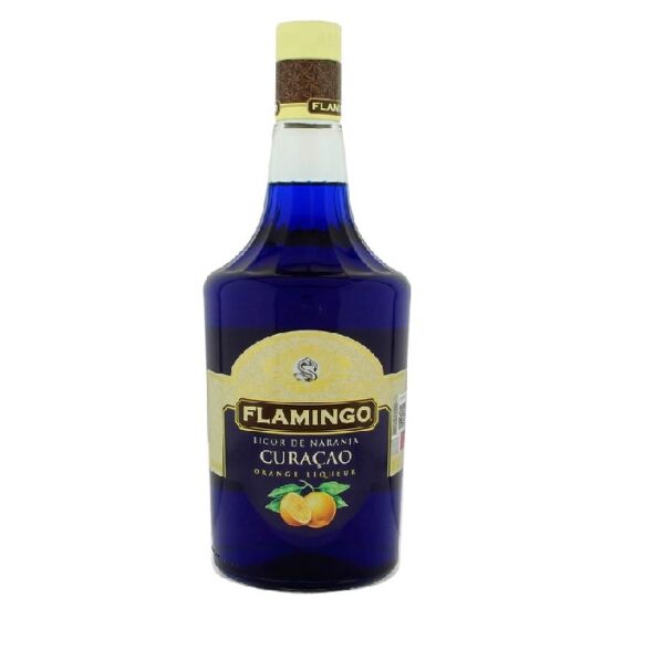 Licor Flamingo Curacao Azul 1000 Ml
