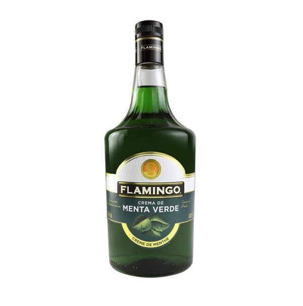 Licor Flamingo Menta Verde 1000 Ml